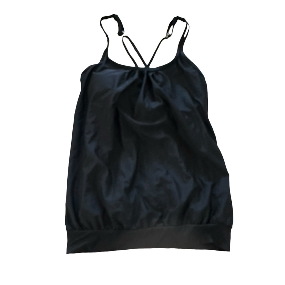 Tempt Me women's size small black tankini, nwt